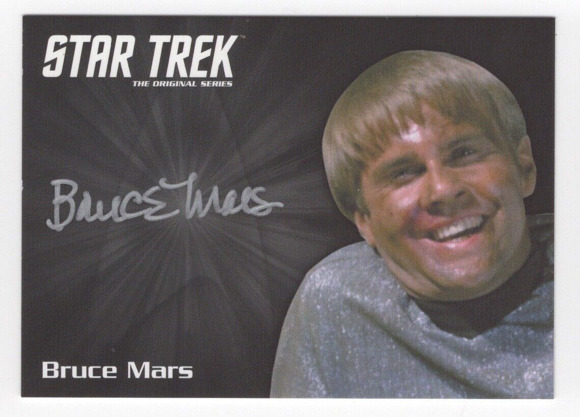 Bruce Mars as Finnegan STAR TREK 50th Anniversary TOS Autograph Card Silver