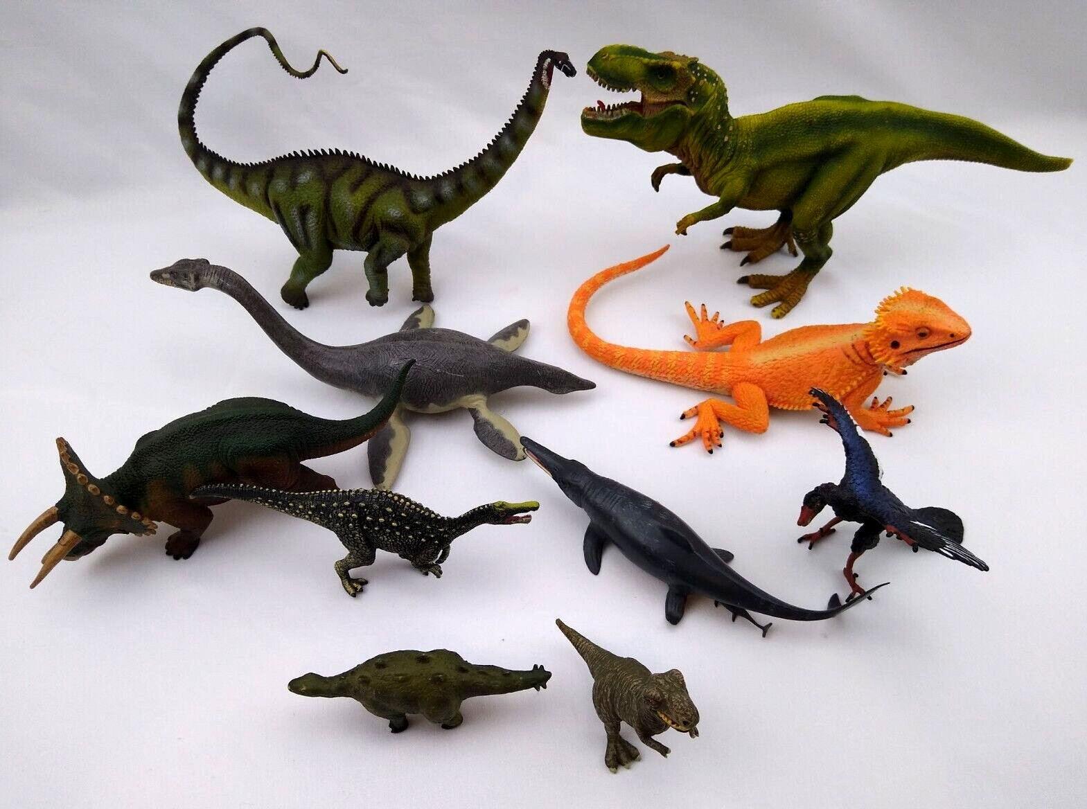 Dinosaur Schleich Safari Papo CollectA Prehistoric Realistic Lot of 10 Figures