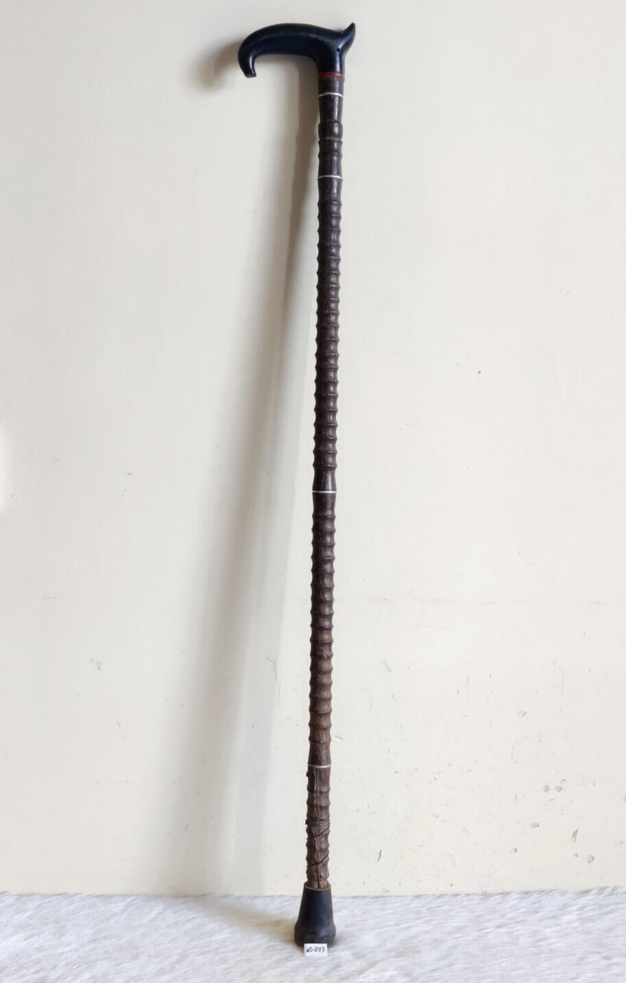 Vintage Old Man J.S.S.Co Horn Made Walking Horn Stick Decorative WD893