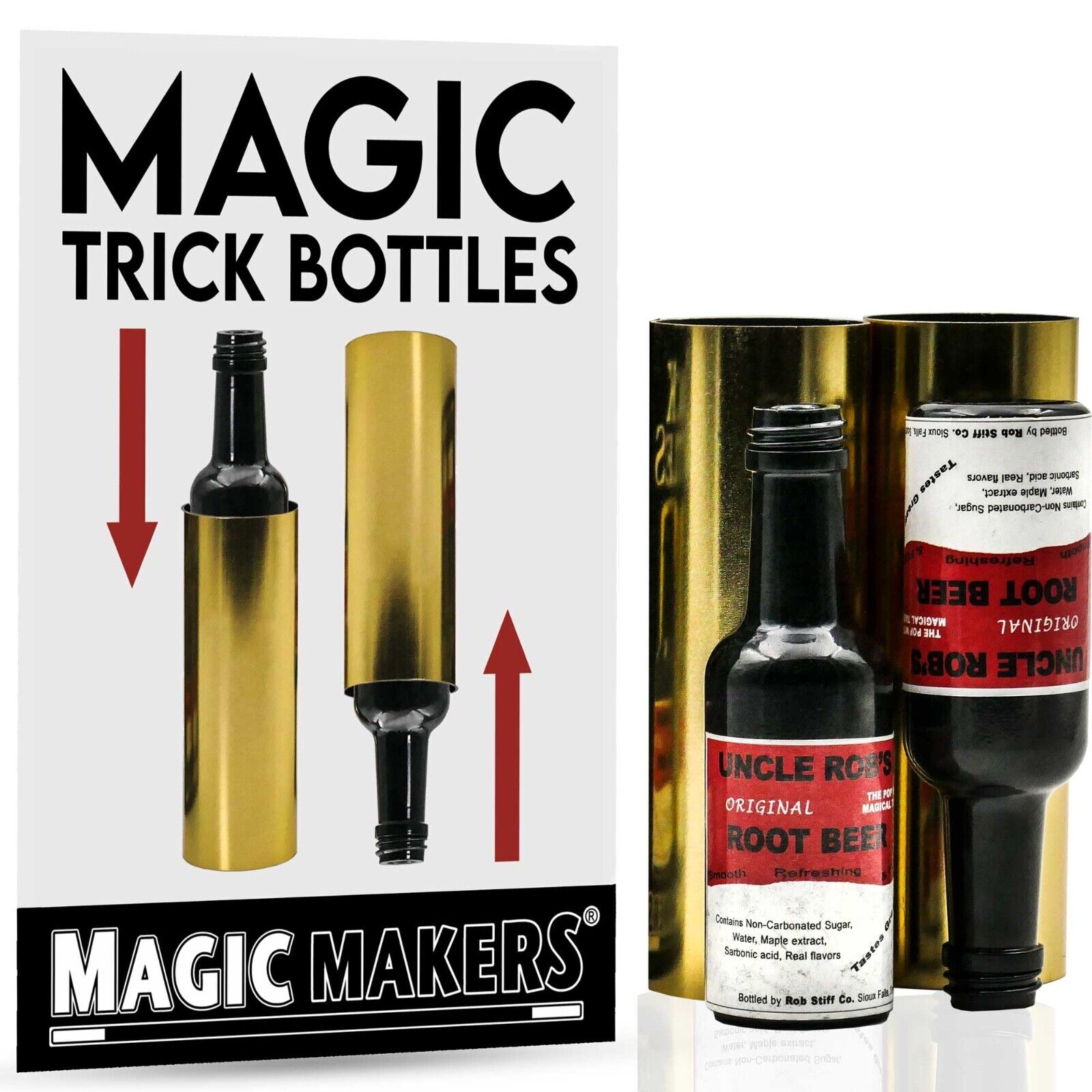 Magic Makers Trick Bottles - A Topsy Turvy Magic Trick - Easy Magic