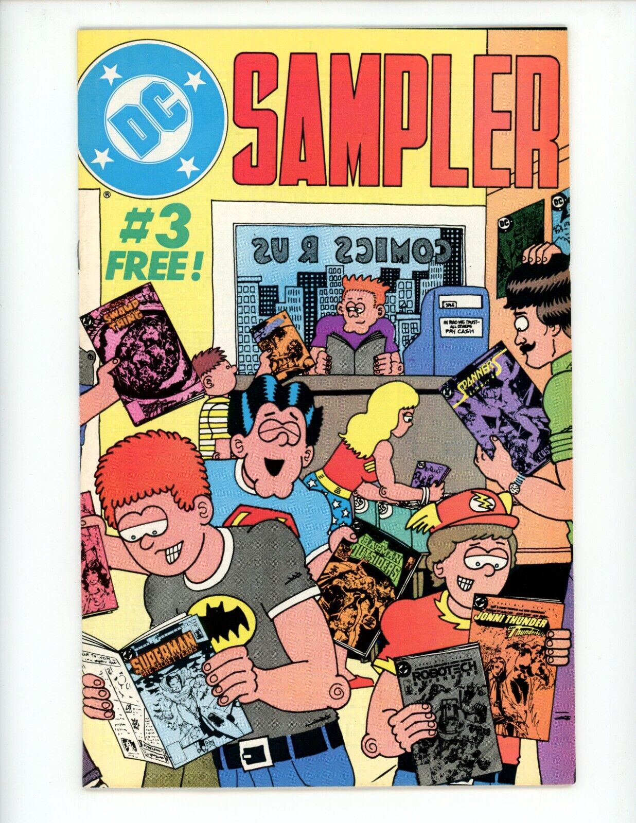 DC Sampler #3 Comic Book 1984 VF DC Comics Swamp Thing