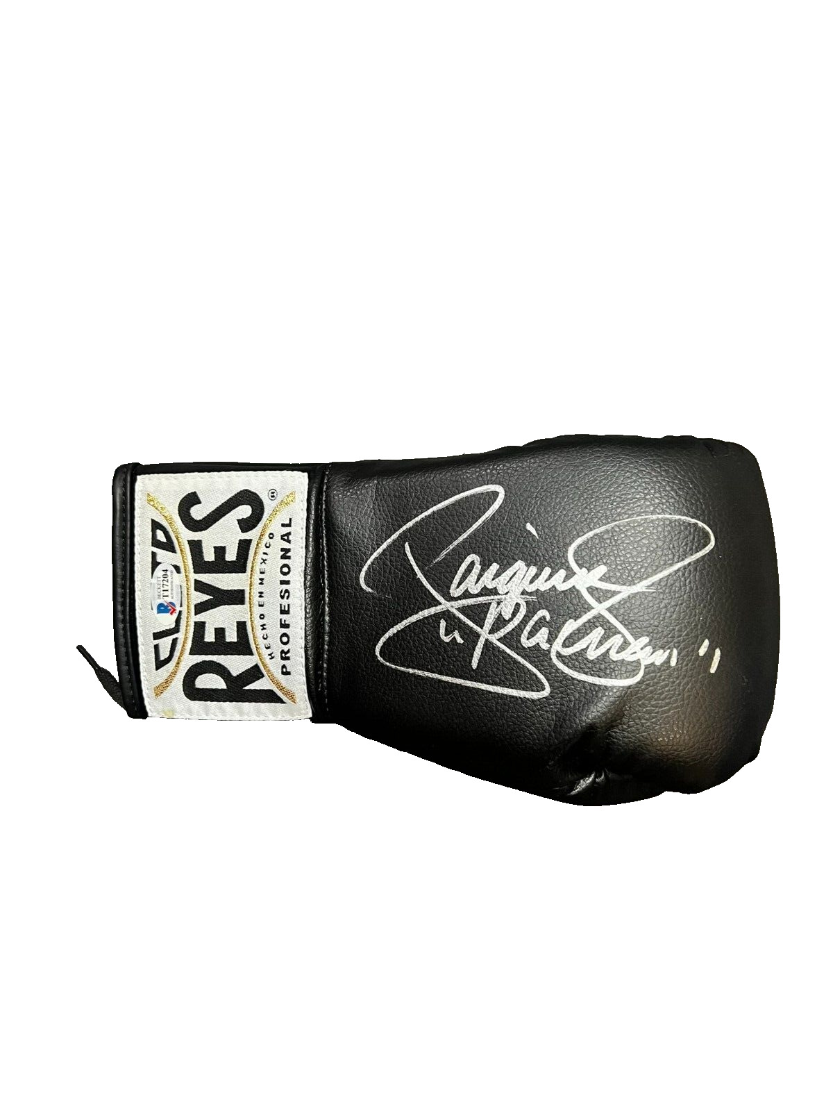 MANNY PACQUIAO SIGNED AUTOGRAPHED REYES BOXING GLOVE BECKETT COA