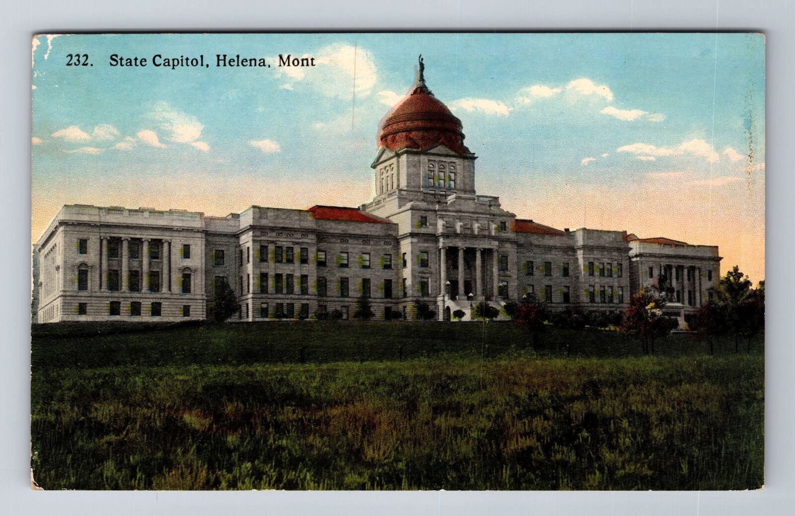 Helena MT-Montana, State Capitol, Antique, Vintage Postcard