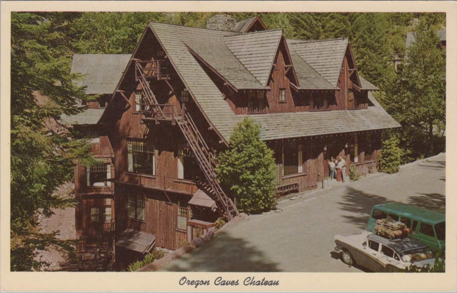 Oregon Caves Chateau Postcard