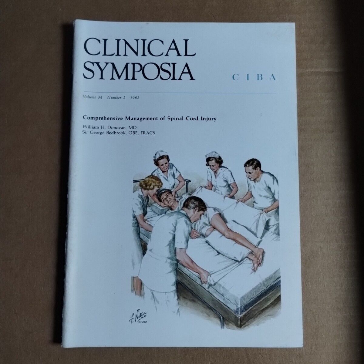 CIBA Clinical Symposia 1982 Spinal Cord Injury Mgmt Netter Medical Illustrations