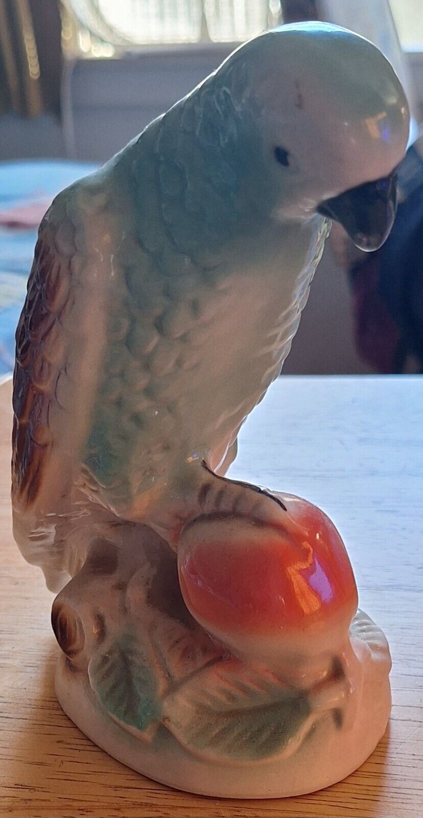 Vintage Ceramic Brazilian Parrot Figurine 