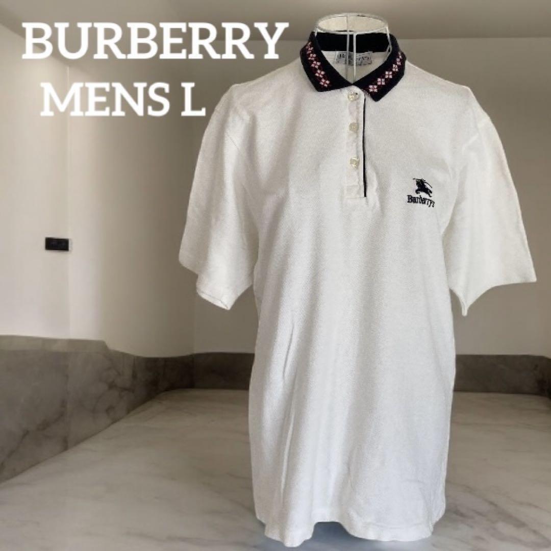 BURBERRY polo shirt men\'s size L