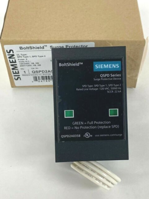 Siemens Boltshield 2-Pole Plug-in Surge Protection Device (QSPD2A035B)