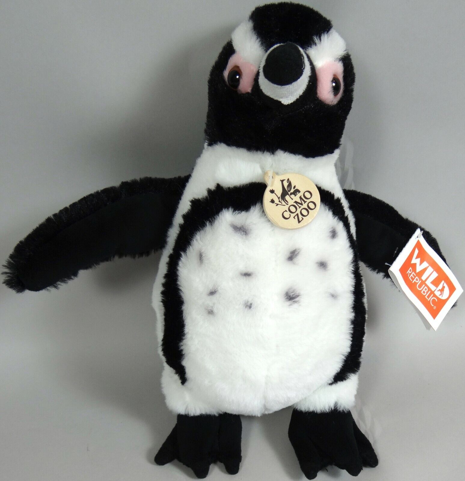 Wild Republic Penguin Plush Stuffed Animal Black Footed Bird From Como Zoo Tags
