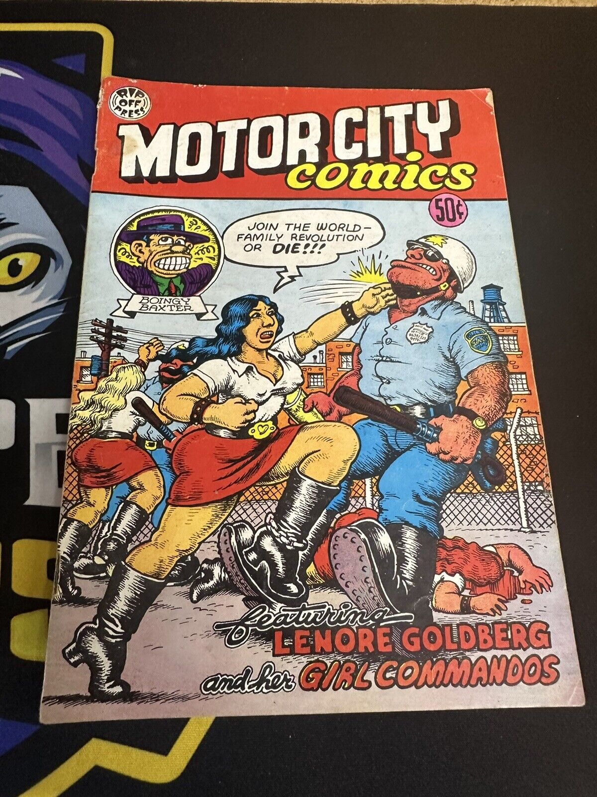 Motor City Comics # 1 Robert Crumb TRUE 1st Print 1969 RARE Underground Comix