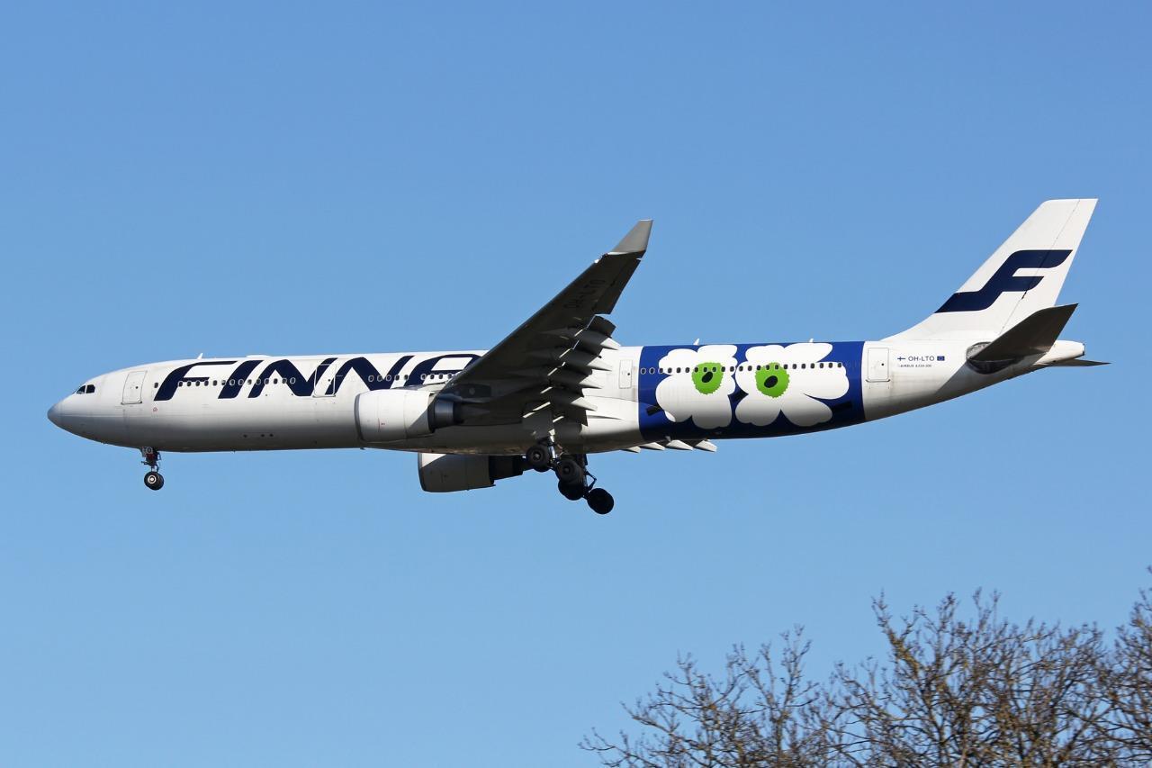 Finnair Airbus A330-300 OH-LTO colour photograph