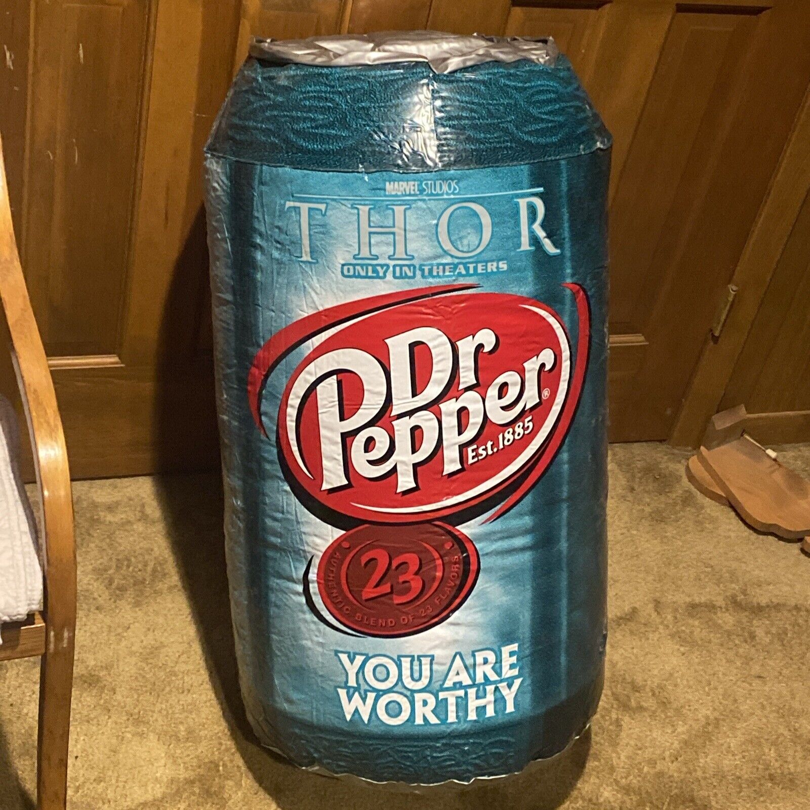 Thor Movie Inflatable Dr Pepper Can Promotion Advertisement Marvel 2011