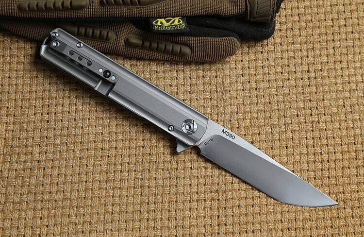 Ch knives titanium flramelock flipper