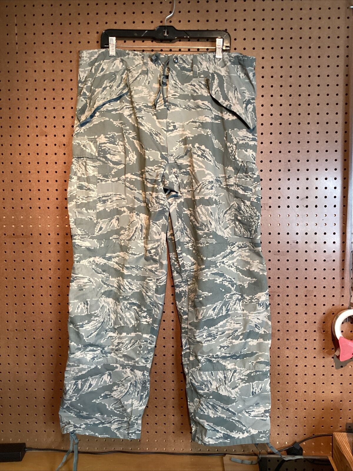 US Air Force Trousers All Purpose Environmental Camouflage Sz Large Regular #27