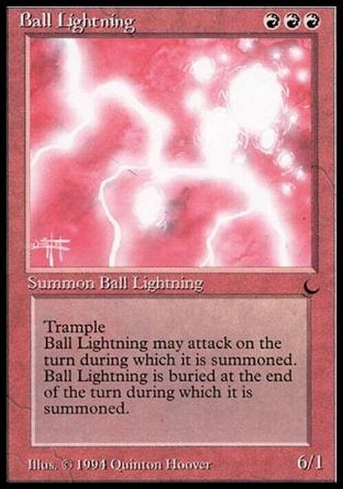 Ball Lightning ~ The Dark [ MODERATELY PLAYED ] [ Magic MTG ]