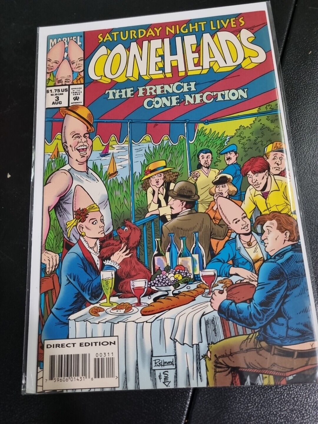 Coneheads #3 (Aug 1994, Marvel) Direct Edition
