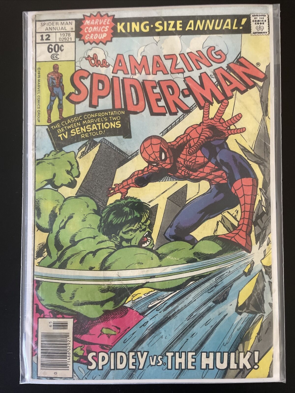 The Amazing Spider-Man #12 Marvel Comics King Size Annual 1978 Spidey vs. Hulk