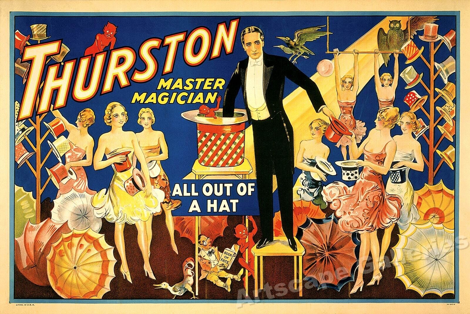 1910 Magic Show Poster 