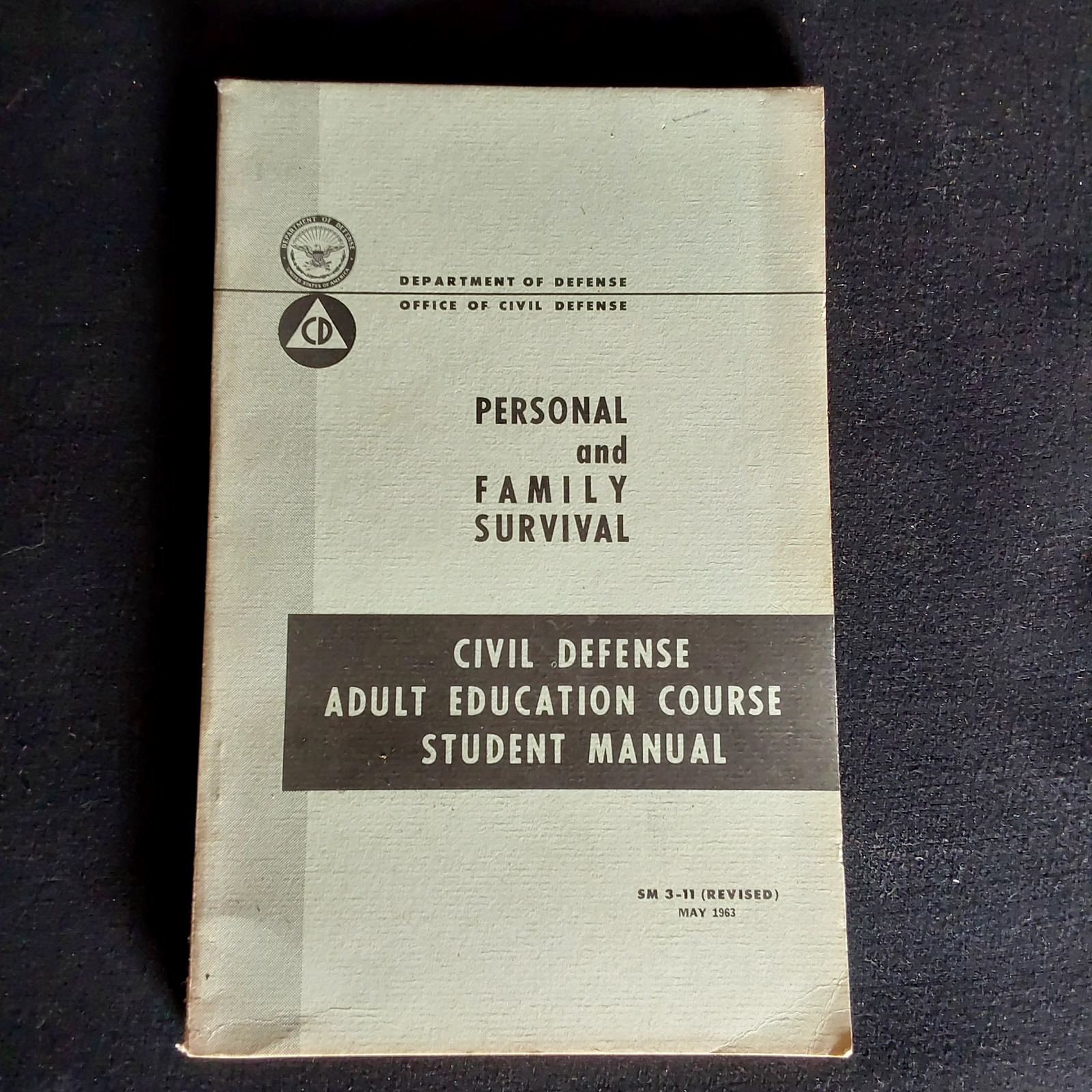 1963 Dept of Defense Personal and Family Survival Book Civil Defense