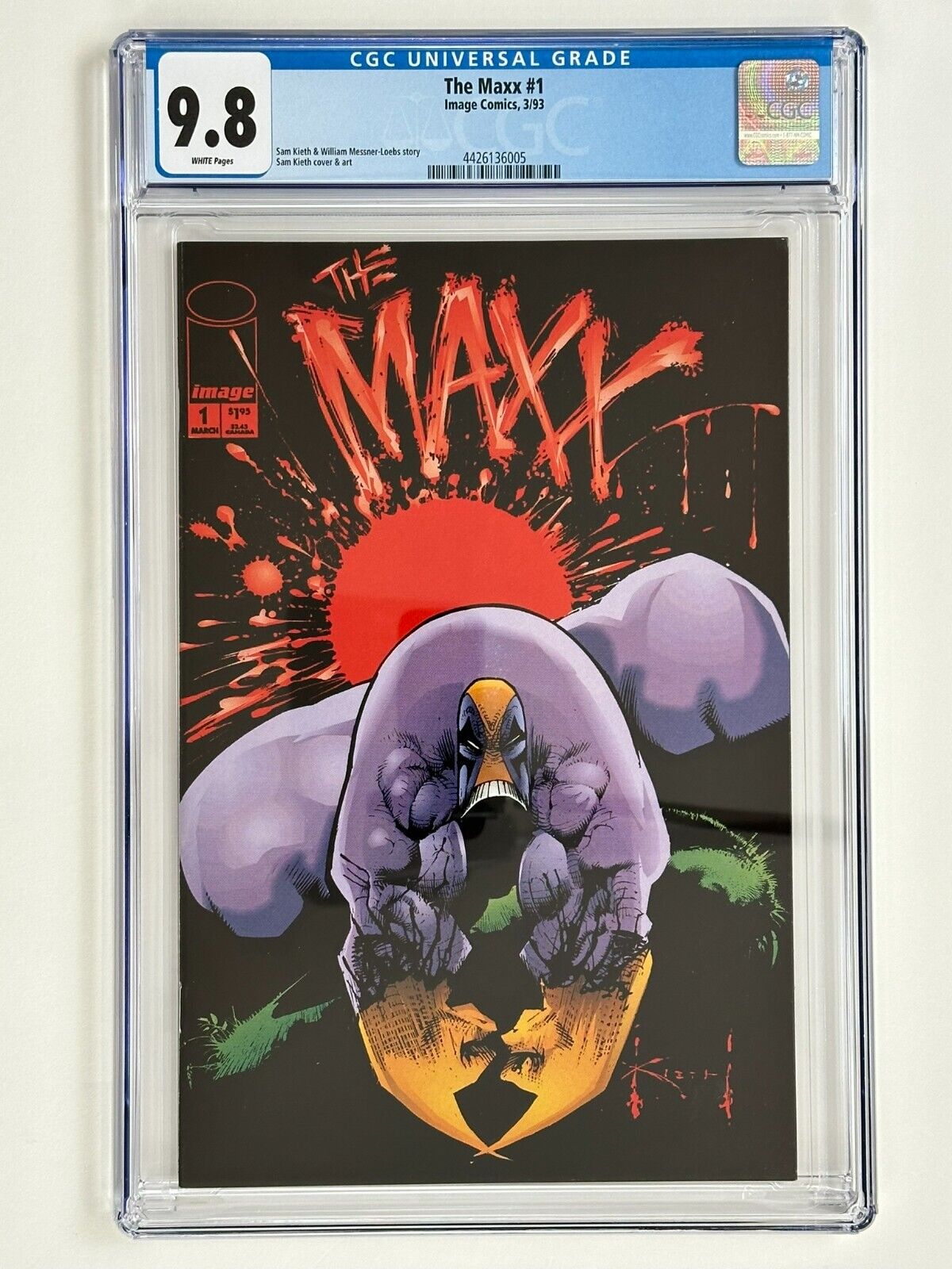 THE MAXX #1 CGC 9.8 Sam Kieth Image Comics 1993