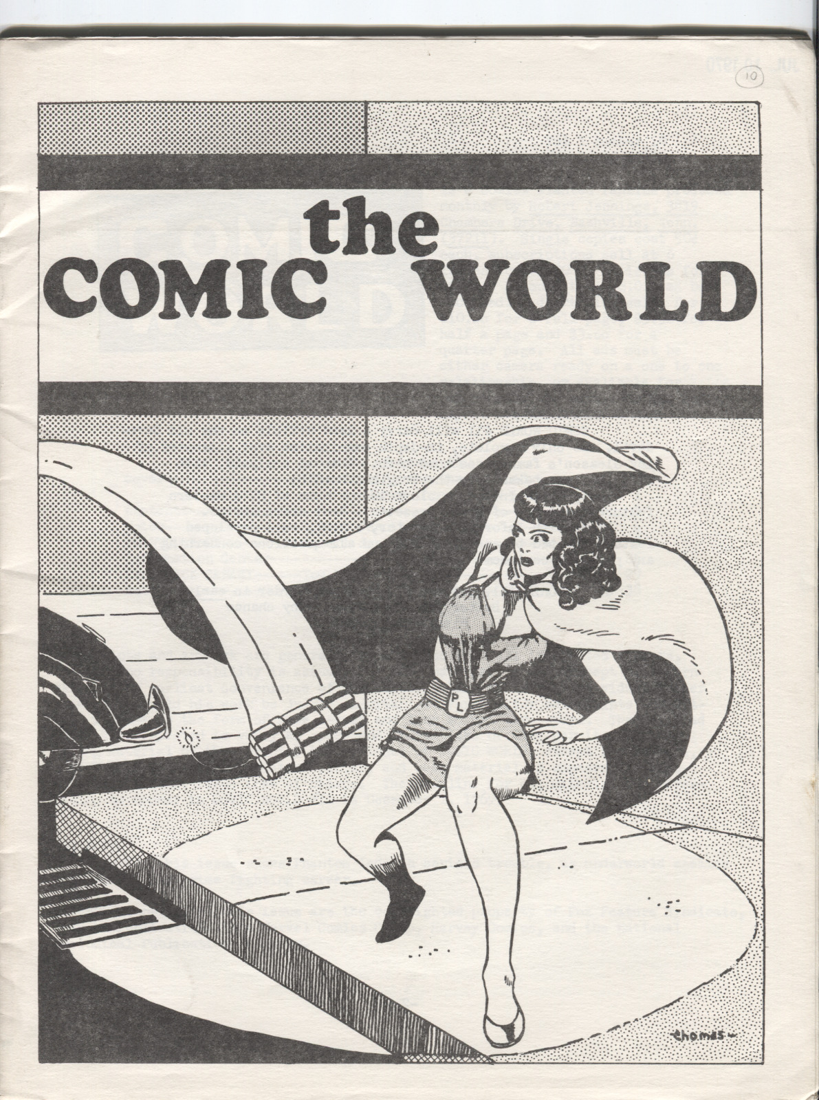 The Comic World Fanzine #10 Phantom Lady 1969 072420DBE