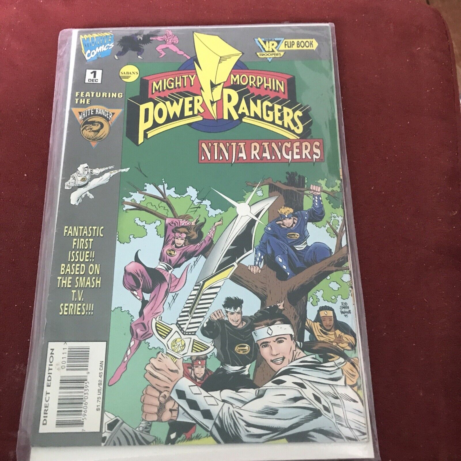 Mighty Morphin Power Rangers: Ninja Rangers VR Troopers #1 Flip Book 1996 FN 6.0