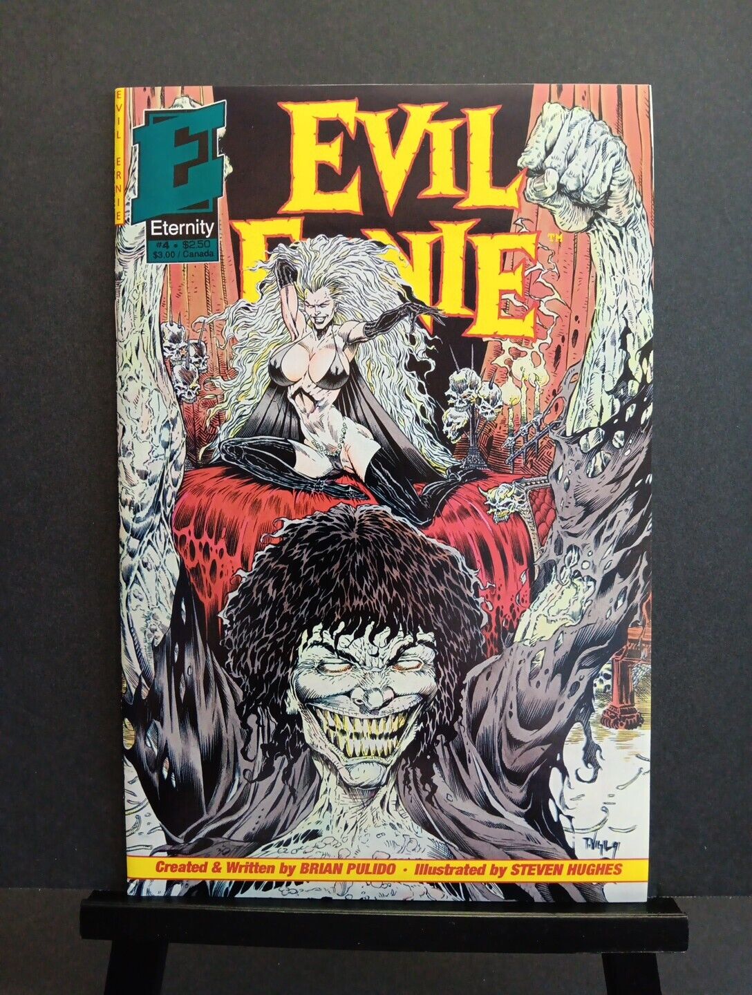 Evil Ernie #4 VF/NM 1992 Eternity 2nd Lady Death Cover Tim Vigil Low Print Run