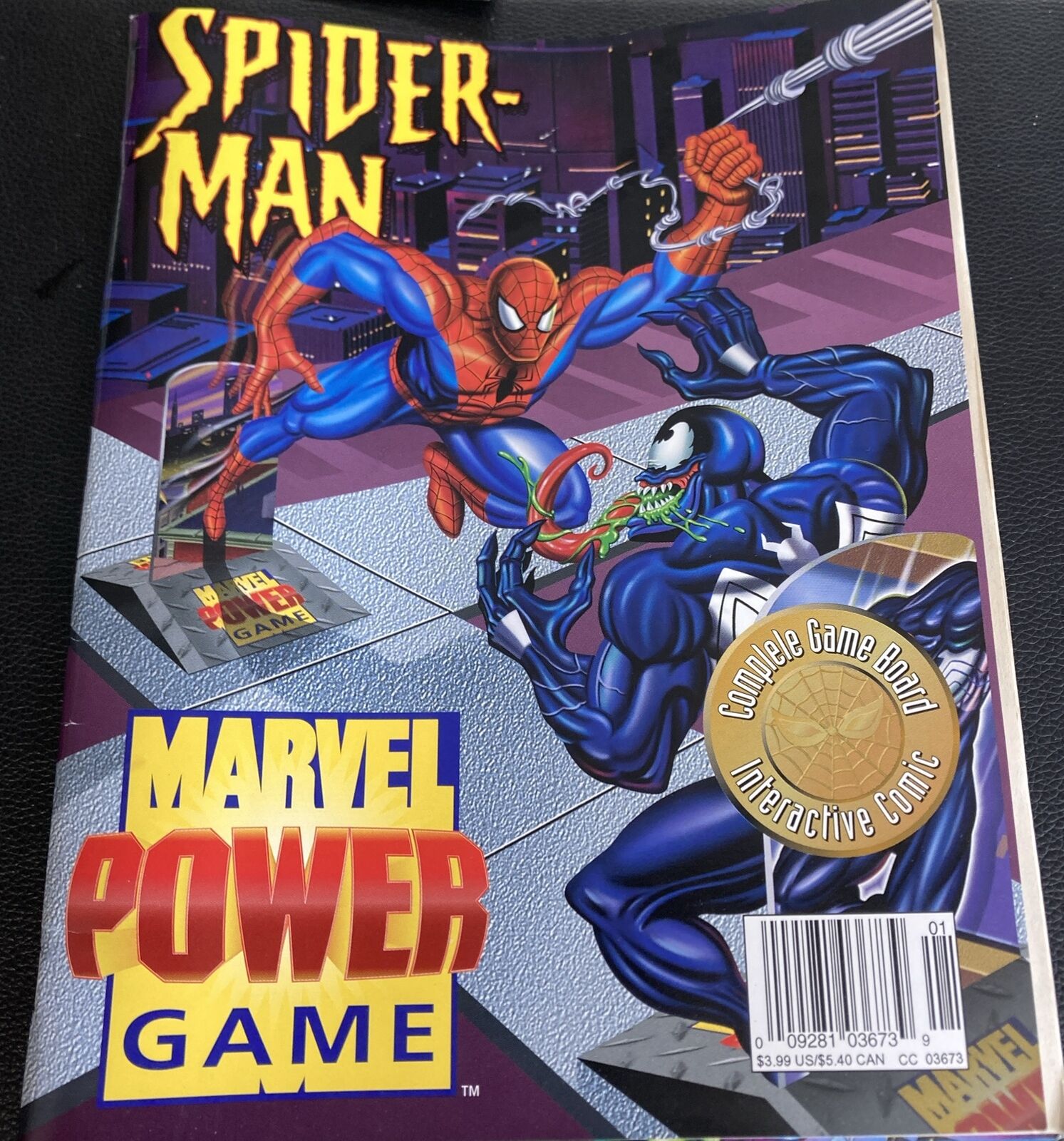 1996 SPIDER MAN Marvel Power Game magazine #16@BRCloset