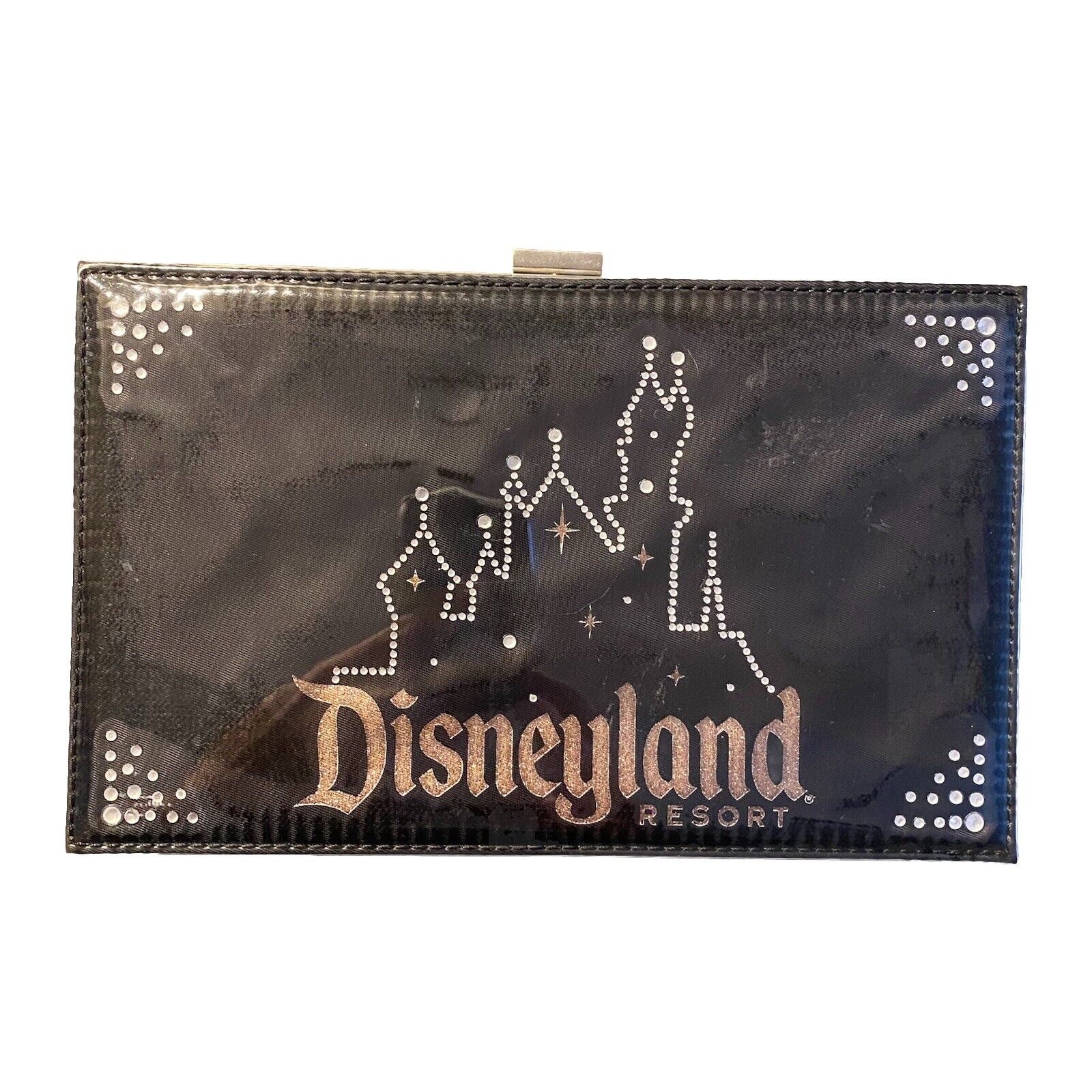 Disneyland 60th Anniversary Diamond Celebration Clutch Purse Disney Resort LN