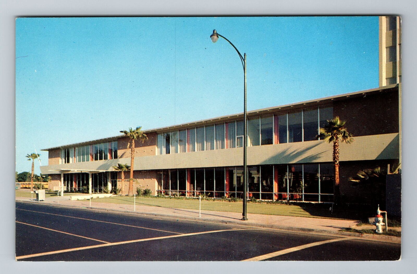 Bakersfield CA-California, Kern County Free Library, Vintage Postcard