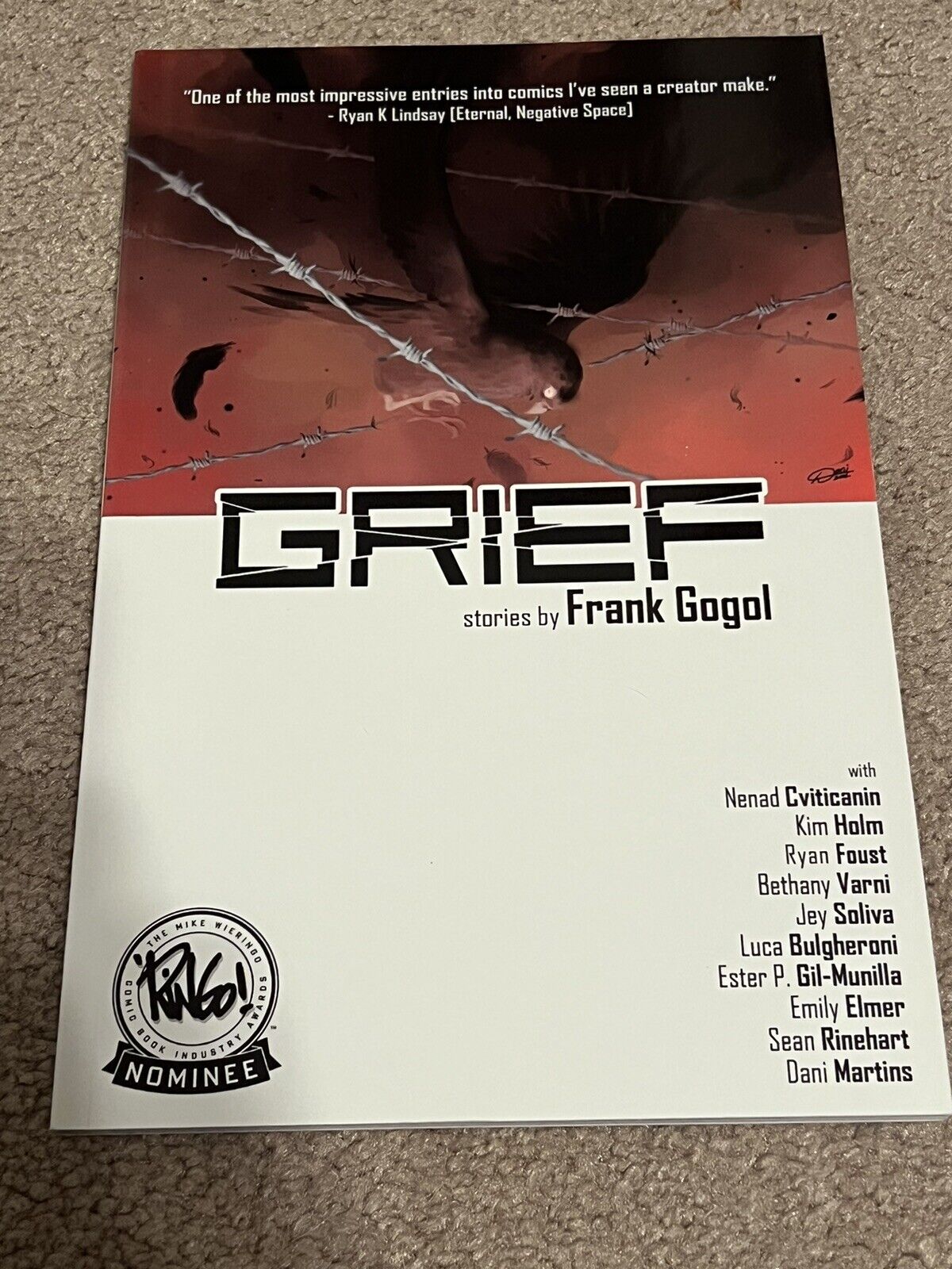 GRIEF TP 2ND PRINT 2021 TPB SOURCE POINT PRESS 1/27/21 NM
