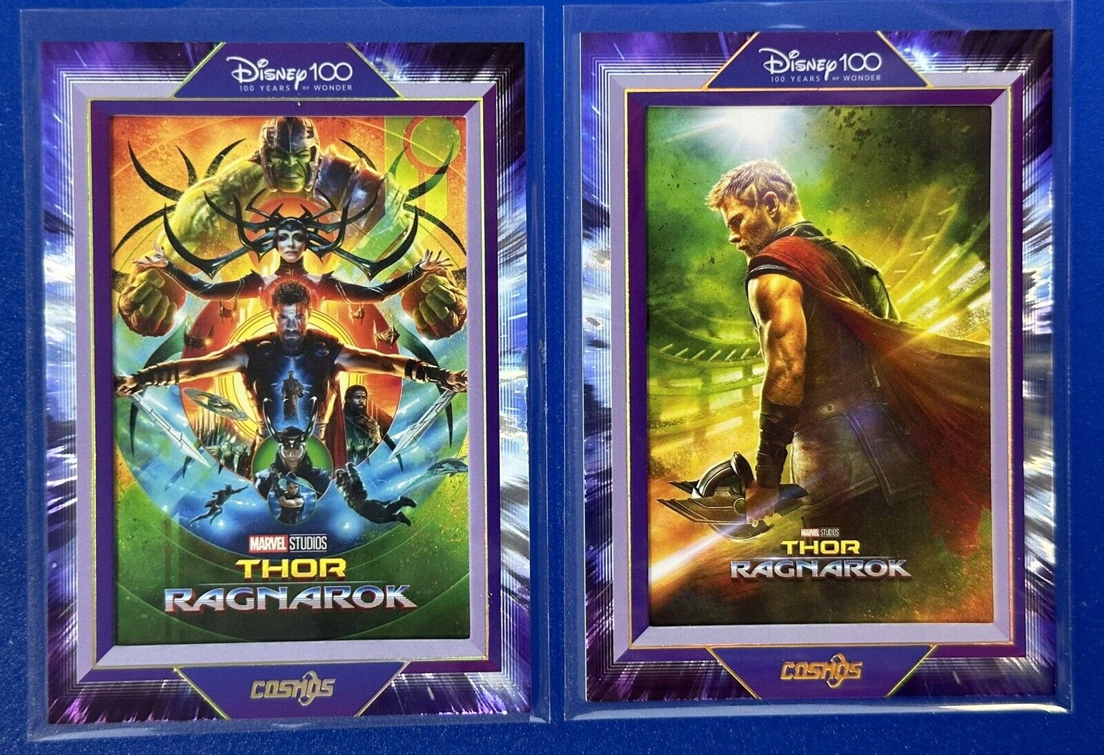 2023 Kakawow Cosmos Disney 100 All Star Marvel Thor Ragnarok Pair BOTH 033/288