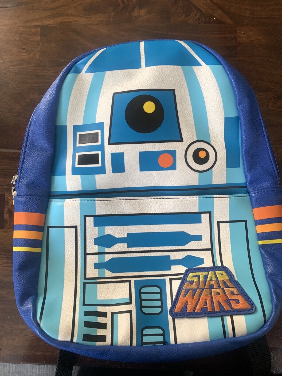 Star Wars R2D2 Backpack Simulated Leather 13x10x4 Funko LLC Excellent Condition