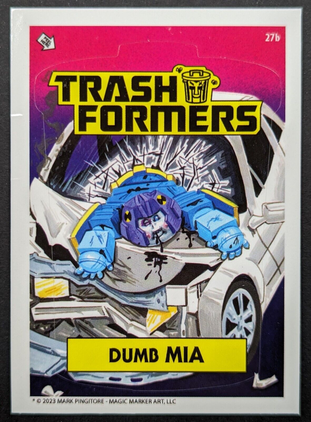 Dumb Mia 2023 Trashformers Transformers Parody Card #27b (NM)