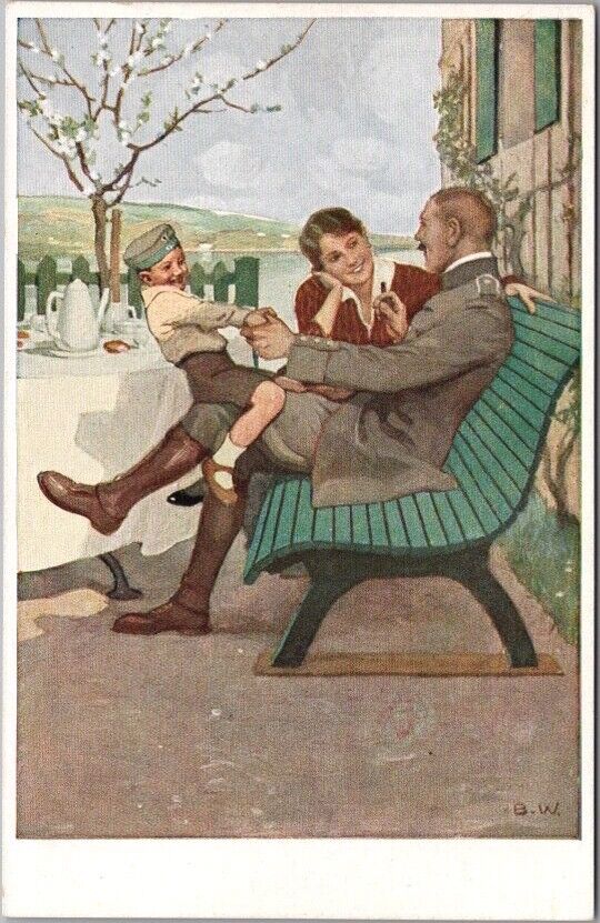 Vintage 1910s German Postcard 