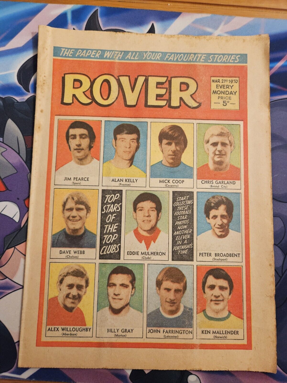 Vintage Rover Mar 21 1970 Football