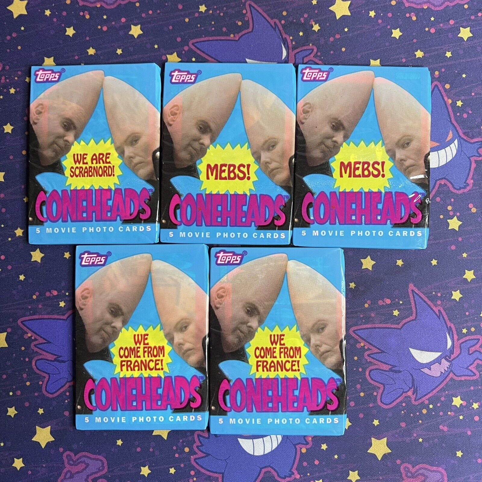 Coneheads (Movie) Trading Card Pack Lot of 5 BRAND NEW VTG 90s