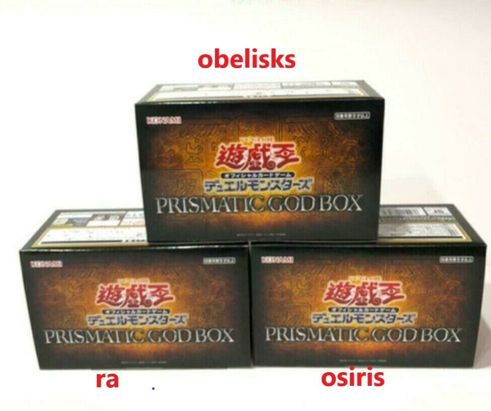 【3 SET】BANDAI Yu-Gi-Oh OCG Duel Monsters PRISMATIC GOD BOX Slifer +Obelisk + Ra