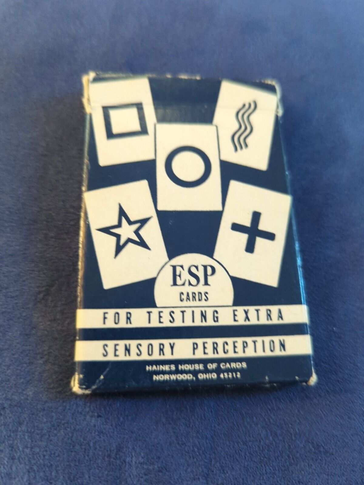 Vintage ESP  Cards For Testing Extra Sensory Perception