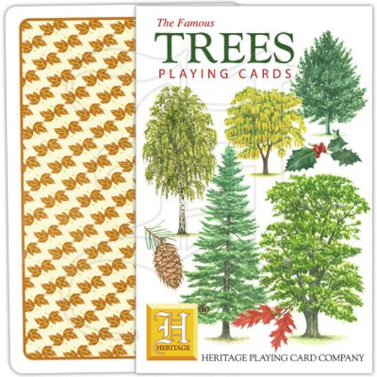 Heritage Trees playing cards novelty cards dendrology botany natural world tree