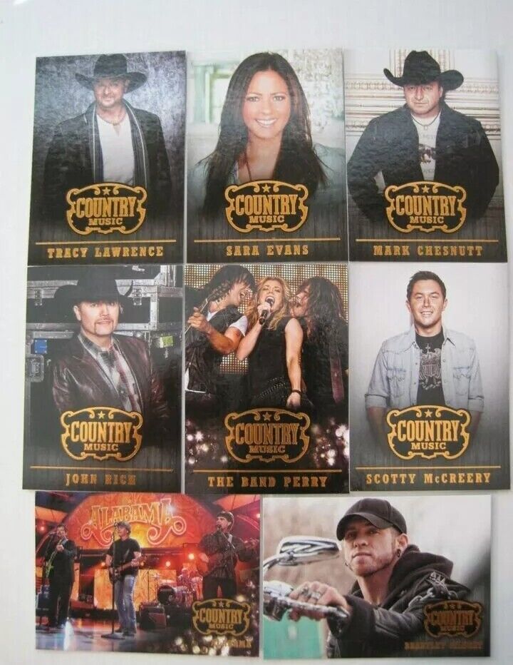2014 Panini Country Music Trading Cards Complete Base Set 100 Cards