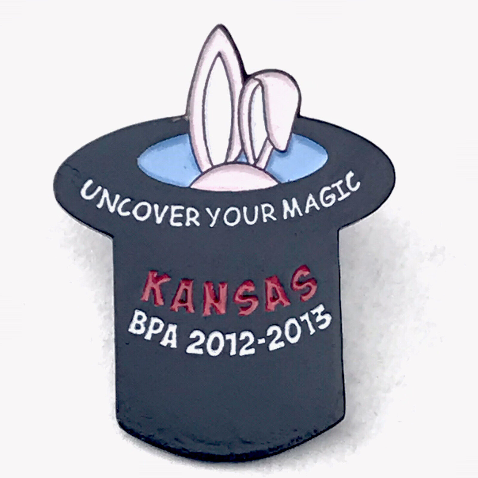 BPA Kansas Uncover Your Magic Pin 2012-2013 Rabbit Magician Hat