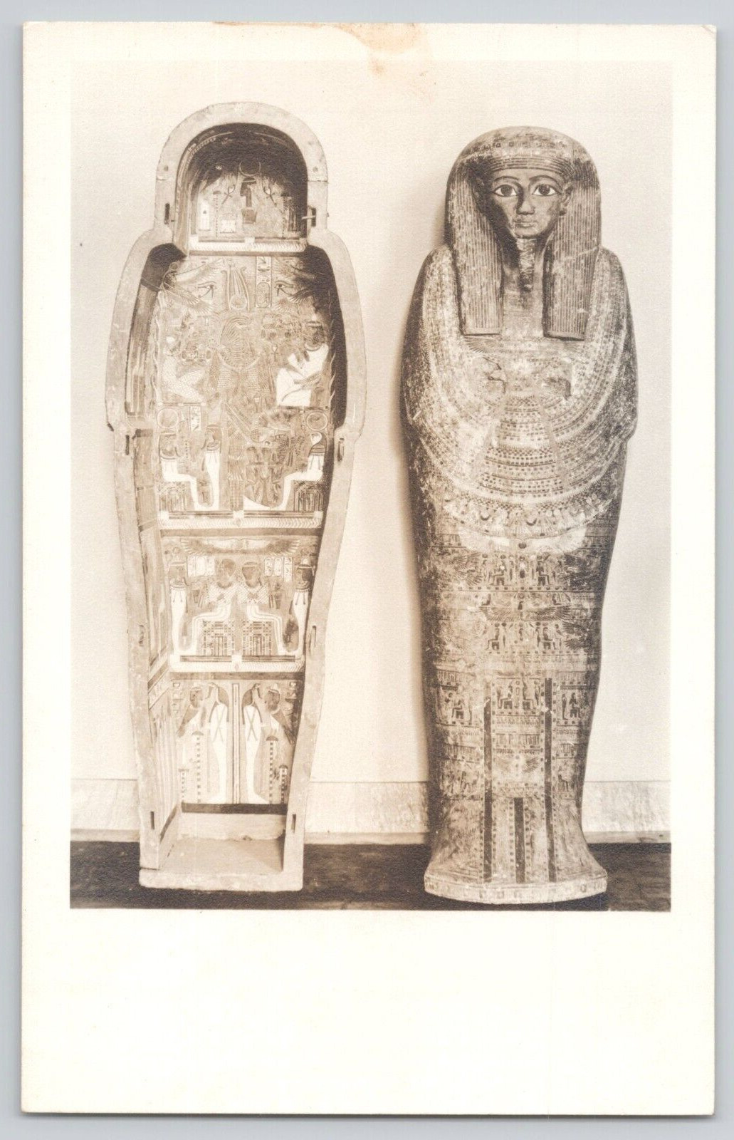 Postcard Coffin Of The Priest Sekenmut, The Cleaveland Museum of Art