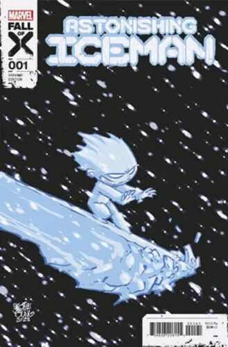 Astonishing Ice-Man #1 - Skottie Young Variant Cover - Marvel Comics - 2023
