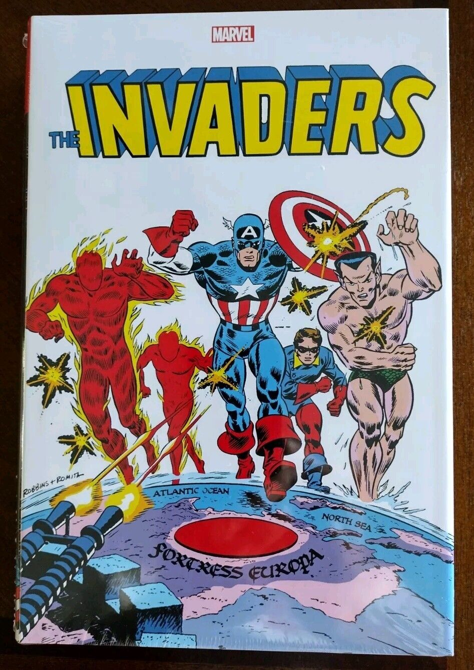 Invaders Omnibus Frank Robbins cover New and Sealed Marvel Roy Thomas