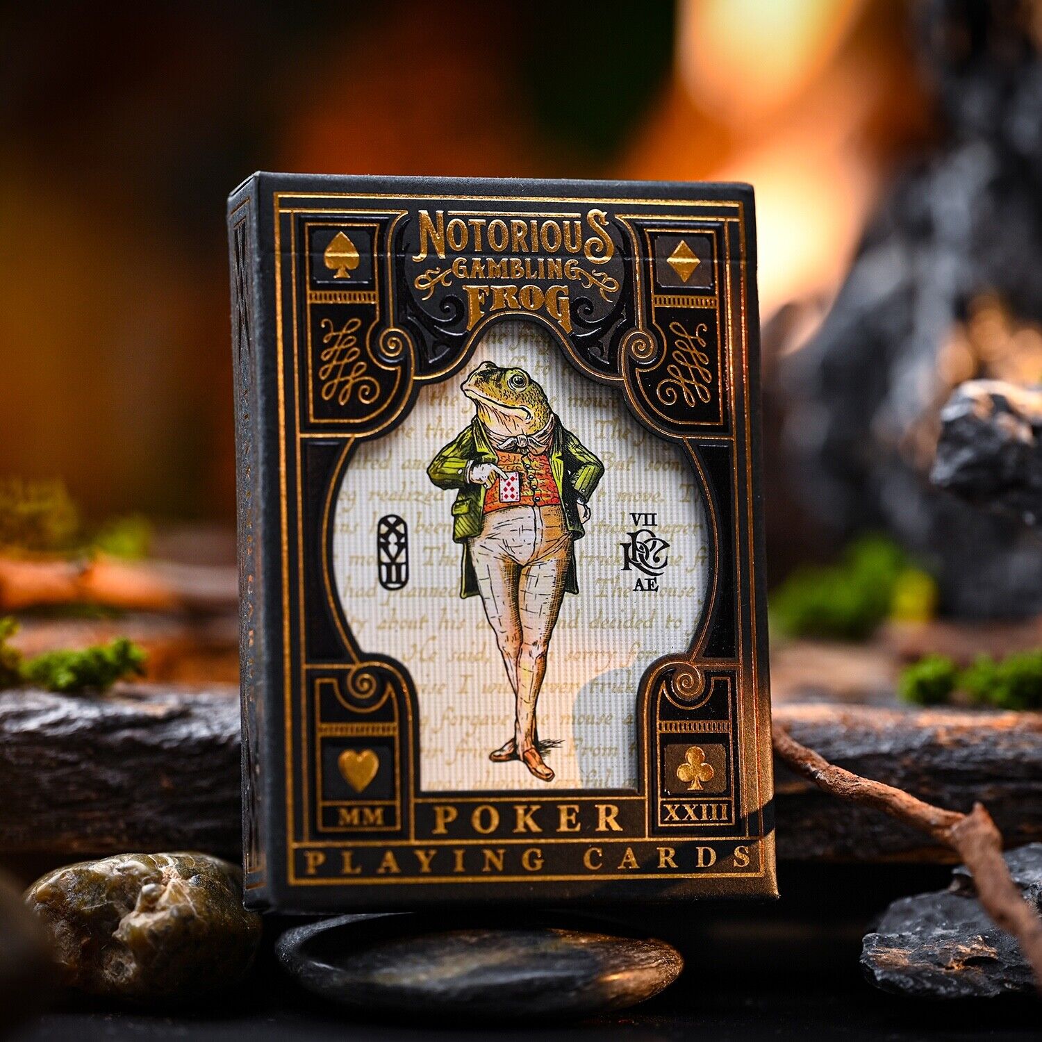 Notorious Gambling Frog Playing Cards - Golden Edition Rare Playing Cards