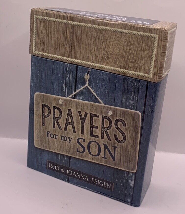 PRAYERS FOR MY SON Box of Blessings Cards Christian Gift Set - 100% COMPLETE