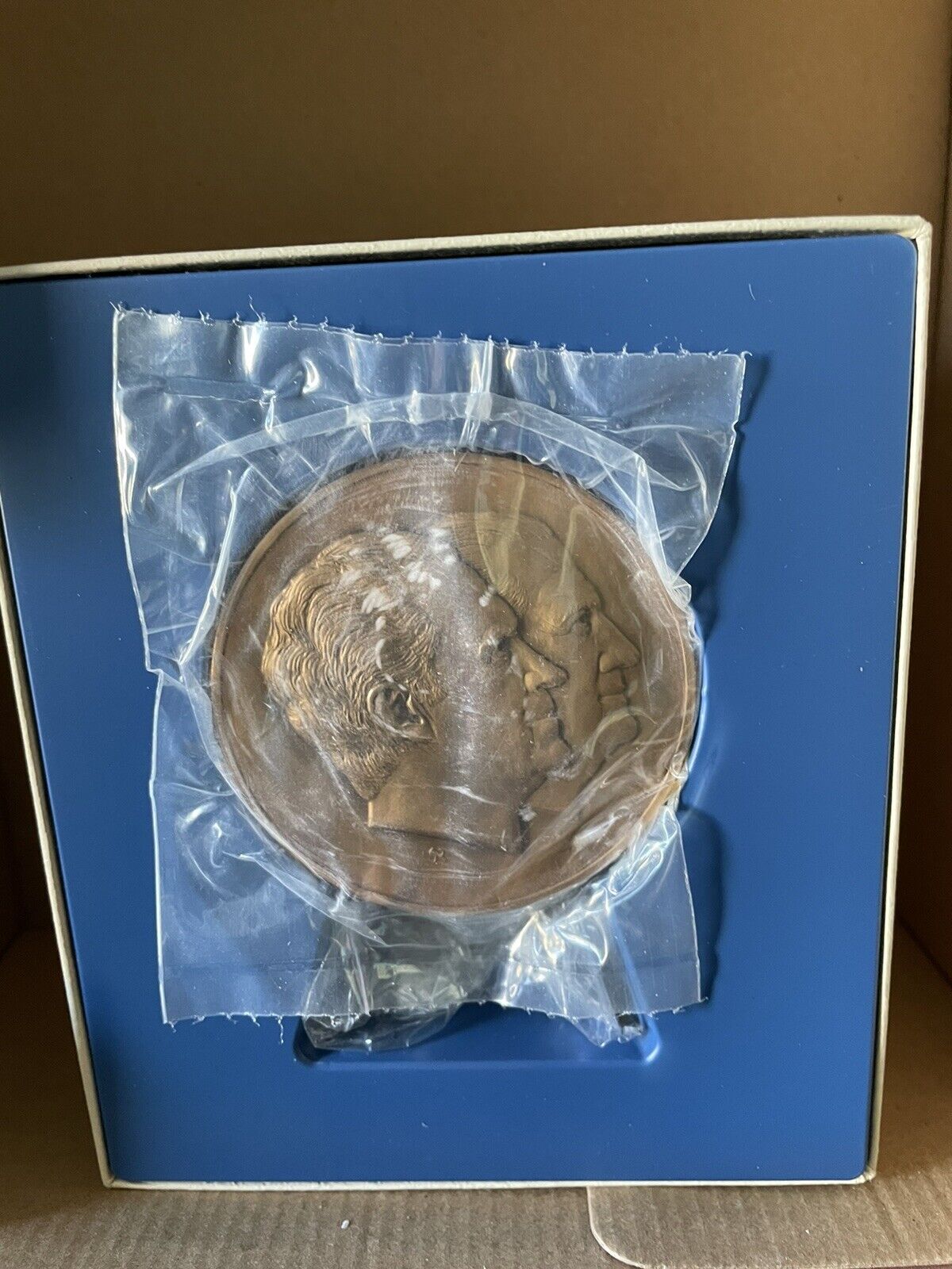 SEALED The Official 1973 Inaugural Medal Richard Nixon and Spiro Agnew Bronze