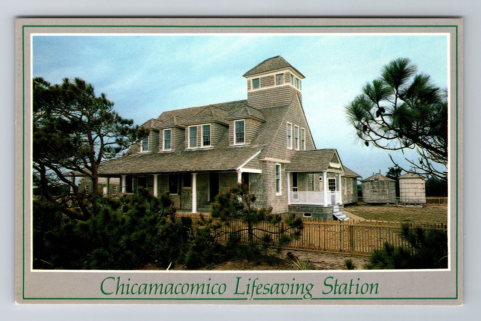 Outer Banks NC-North Carolina Chicamacomico Life Saving Station Vintage Postcard