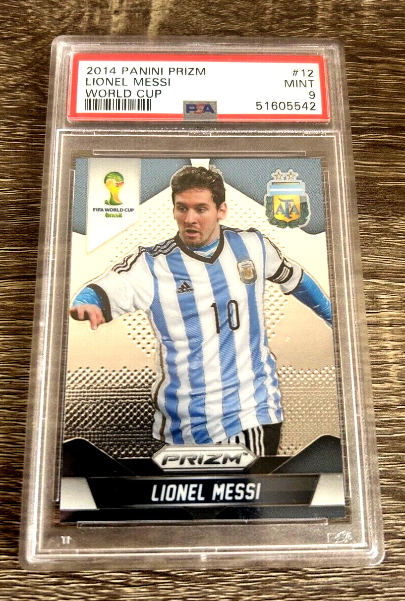 ‎️ 2014 Panini Prizm Lionel Messi World Cup #12 PSA 9 RARE GOAT ARGENTINA